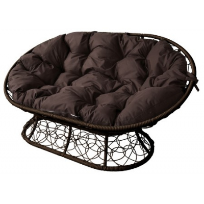 Диван ''Мамасан'' с ротангом Венге